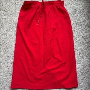 Vintage Red Women's Skirt